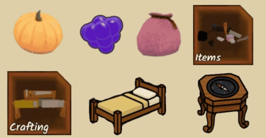 Objetos clave en 99 noches en el bosque